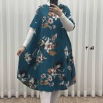 پیراهن ساحلی زنانه لامبادا آستین کوتاه کد H2096 - تصویر 3