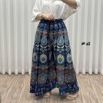 دامن شلواری وارداتی لنگی مدل میکس کد R2050 - تصویر 6
