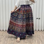 دامن زنانه وارداتی لنگی مدل میکس کد R2051 - تصویر 3