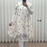 پیراهن ساحلی زنانه لامبادا آستین کوتاه کد H2092 - تصویر 4