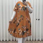 پیراهن ساحلی زنانه لامبادا آستین کوتاه کد H2096 - تصویر 4