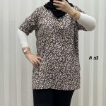 تیشرت نخی پارچه خارجی کد A2145 - تصویر 13