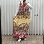 پیراهن ساحلی زنانه آستین حلقه حاشیه دار کد A2090 - تصویر 3