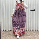 پیراهن ساحلی زنانه آستین حلقه حاشیه دار کد A2090 - تصویر 2