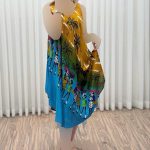 پیراهن ساحلی زنانه لامبادا وارداتی نخل کد Sh2098 - تصویر 4