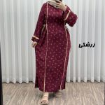 پیراهن ساحلی زنانه گلریز نواردار کد i2100 - تصویر 6