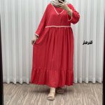 پیراهن ساحلی زنانه مدل گندمی کد J2147 - تصویر 4