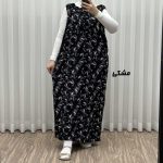 پیراهن ساحلی زنانه آستین حلقه مدل OT کد R2049