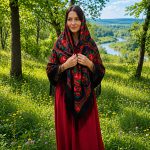 روسری ترکمنی اصل پشمی مدل جیمی کد 2174