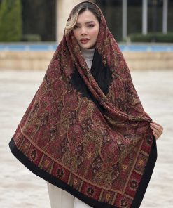 روسری ترکمنی پشمی ایتالیایی کد 2188