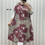 پیراهن ساحلی زنانه لامبادا آستین کوتاه کد A2152 - Image 15