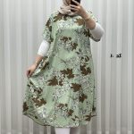 پیراهن ساحلی زنانه لامبادا آستین کوتاه کد A2152 - Image 5