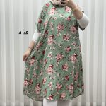 پیراهن ساحلی زنانه لامبادا آستین کوتاه کد A2152 - Image 7
