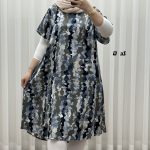 پیراهن ساحلی زنانه لامبادا آستین کوتاه کد A2152 - Image 10
