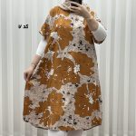 پیراهن ساحلی زنانه لامبادا آستین کوتاه کد A2153 - Image 8