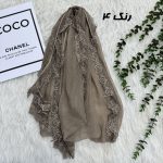 شال وارداتی حریر دانتل کد 2164