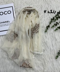 شال وارداتی مجلسی نگینی حریر دانتل کد 2165