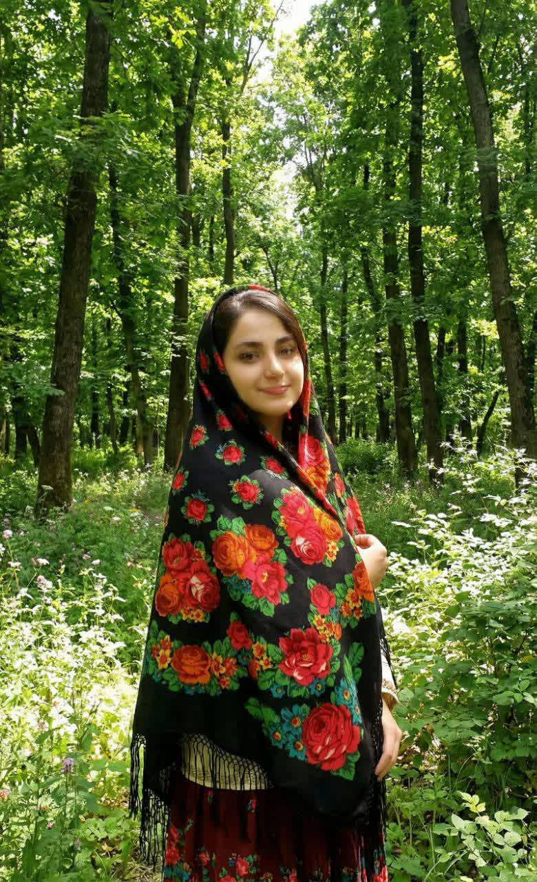IMG_20260424_001939_744 روسری ترکمنی اصل پشمی کد 2182 - Image 1