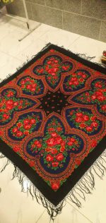 روسری ترکمنی اصل پشمی مدل جیمی کد 2174 - Image 2