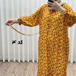 پیراهن ساحلی زنانه نخی کد P2189 - Image 10