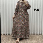 پیراهن ساحلی زنانه نخی کد P2189 - Image 3