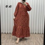 پیراهن ساحلی زنانه نخی کد P2189 - Image 4