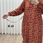 پیراهن ساحلی زنانه نخی کد P2189 - Image 5
