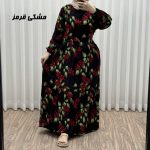 پیراهن ساحلی زنانه نخی مدل پامچال کد Y2190 - Image 8