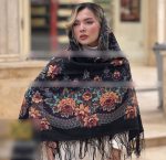 روسری ترکمنی اصل پشمی مدل مریم کد 2171 - Image 3