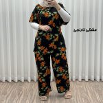 ست بلوز شلوارزنانه مدل پامچال A2154 - Image 5