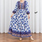 پیراهن ساحلی زنانه حاشیه مدل شیردهی کد CH2298 - تصویر 6