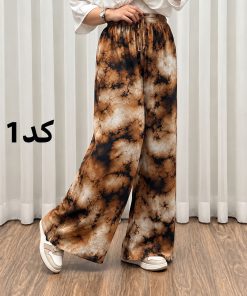 شلوار راحتی نخی پارچه خارجی کد A2290