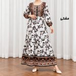 پیراهن ساحلی زنانه حاشیه مدل شیردهی کد CH2298