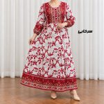 پیراهن ساحلی زنانه حاشیه مدل شیردهی کد CH2298 - تصویر 4