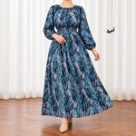 پیراهن ساحلی زنانه کش دار مدل طاولا کد CH2294 - تصویر 5