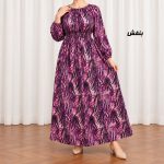 پیراهن ساحلی زنانه کش دار مدل طاولا کد CH2294 - تصویر 2