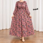 پیراهن ساحلی زنانه کش دار مدل زنجیری کد CH2293 - تصویر 3