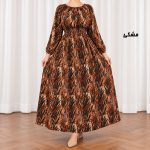 پیراهن ساحلی زنانه کش دار مدل طاولا کد CH2294 - تصویر 3
