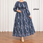 پیراهن ساحلی زنانه کش دار مدل طاولا کد CH2294