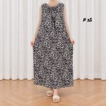 پیراهن ساحلی زنانه آستین حلقه پلنگی کد CH2292 - تصویر 3