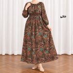 پیراهن ساحلی زنانه کش دار مدل یاران کد CH2295 - تصویر 5