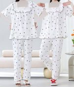 ست بلوز شلوار وارداتی جلو گیپور کد 2257 - تصویر 3