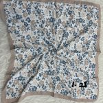 مینی اسکارف آبی طرحبندی کد 2239 - Image 4
