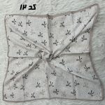 مینی اسکارف کرمی طرحبندی کد 2236 - Image 12