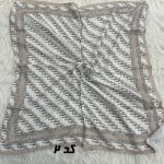 مینی اسکارف کرمی طرحبندی کد 2236 - Image 11