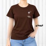 تیشرت زنانه نخ پنبه مدل قاصدک کد 2304 - تصویر 3