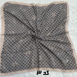 مینی اسکارف قهوهای طرحبندی کد 2238 - Image 7