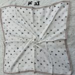مینی اسکارف کرمی طرحبندی کد 2236 - Image 7
