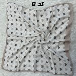 مینی اسکارف کرمی طرحبندی کد 2236
