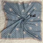 مینی اسکارف آبی طرحبندی کد 2239 - Image 12